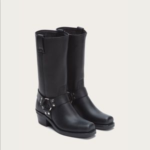 Black Frye harness boots